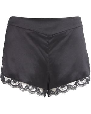 Simone Perele Silk-Blend Love Me Shorts - Grey