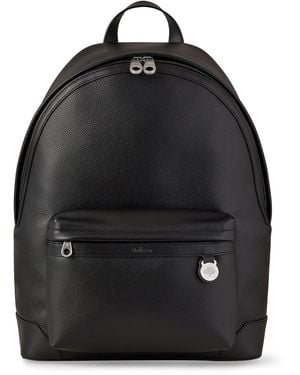 Mulberry Leather Heritage Backpack - Black
