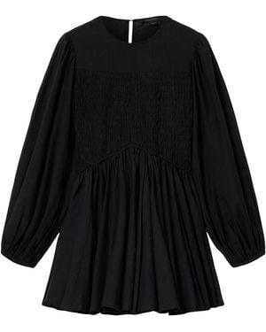 AllSaints Organic Cotton-Blend Chia Mini Dress - Black