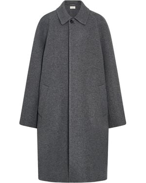 The Row Zomo Cashmere Coat - Grey