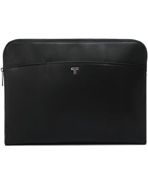 Tumi Leather Belden Laptop Sleeve - Black