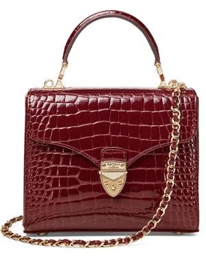 Aspinal of London Midi Mayfair Top-Handle Bag - Red