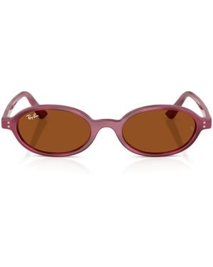 Ray-Ban Rb4472 Khal Oval Sunglasses - Brown