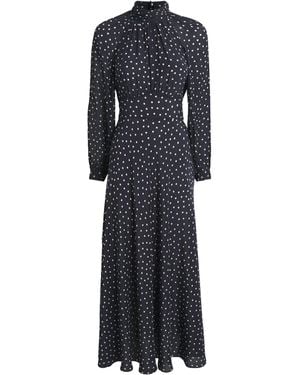 RIXO London Silk Paige Midi Dress - Black