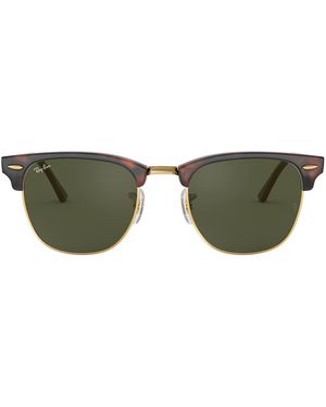 Ray-Ban Clubmaster Tortoiseshell Sunglasses - Green