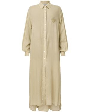 AllSaints Ezra Shirt Maxi Dress - Natural