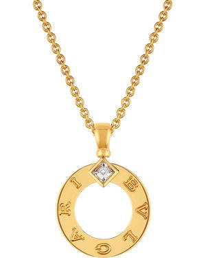 BVLGARI And Diamond Necklace - Metallic