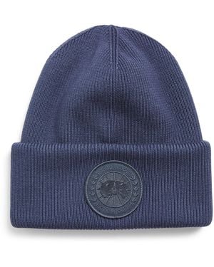 Canada Goose Wool Arctic Toque Beanie - Blue