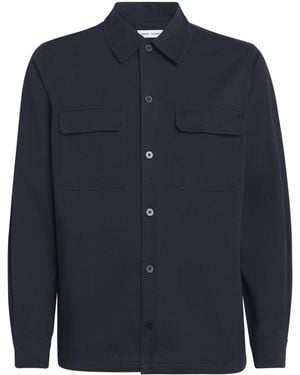 Samsøe & Samsøe Organic Cotton Sataka Je Overshirt - Blue