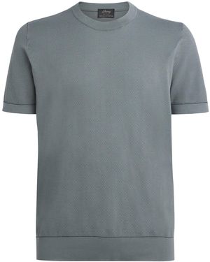 Brioni Sea Island Cotton T-Shirt - Grey