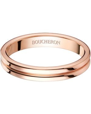 Boucheron Rose Quatre Godron Wedding Band - Brown