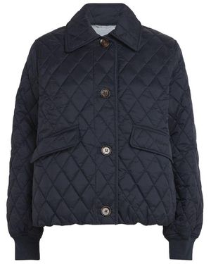 Barbour X Alexa Chung Jamie Quilted Jacket in Blue Lyst UK
