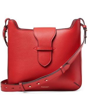 Aspinal of London Leather Ella Cross-Body Bag - Red