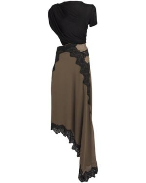 Christopher Esber Twisted Verve Midi Dress - Black