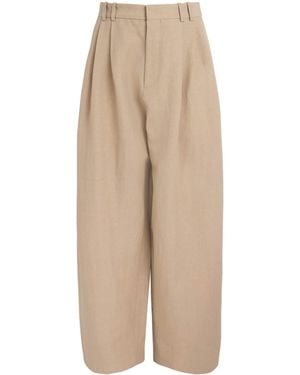 Studio Nicholson Double Pleated Volume Pants - Natural