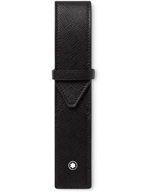 Montblanc Leather Sartorial Single Pen Pouch - Black