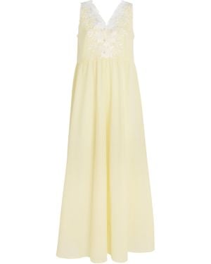 Bocan Cotton Voile Anne Nightdress - White