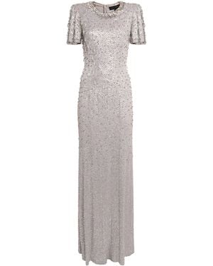 Jenny Packham Sequin Serenity Gown - Grey