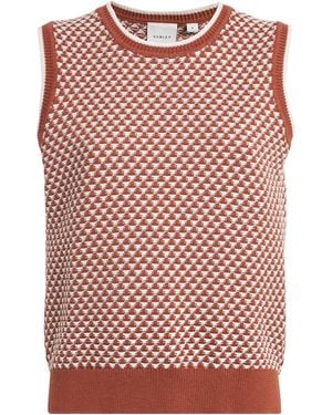 Varley Cotton Jenson Jumper Vest - Pink