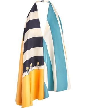 Loewe Silk Halterneck Top - White