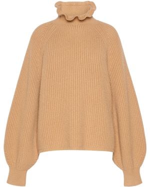 Max Mara Wool-Cashmere Jumper - Natural