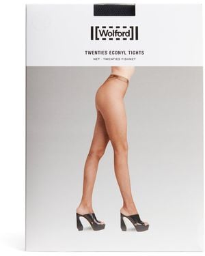 Wolford Twenties Econyl Fishnet Tights - White