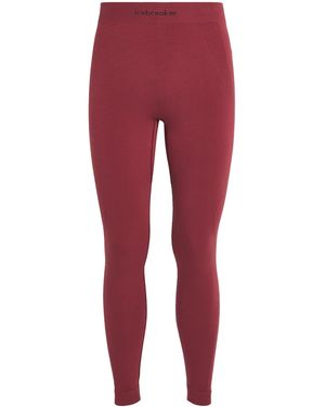 Icebreaker Zonekit 260 Tech Base Layer Leggings - Red