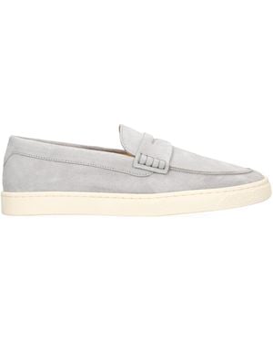 Brunello Cucinelli Suede Hybrid Loafers - White