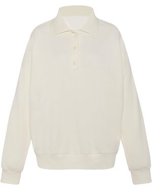 The Row Corzas Cotton Sweatshirt - White