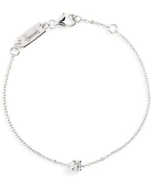 Harrods And Diamond Bracelet - White