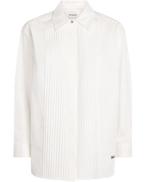 Claudie Pierlot Cotton Tuxedo Shirt - White