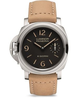Panerai Stainless Steel Luminor Destro Otto Giorni Watch - Metallic