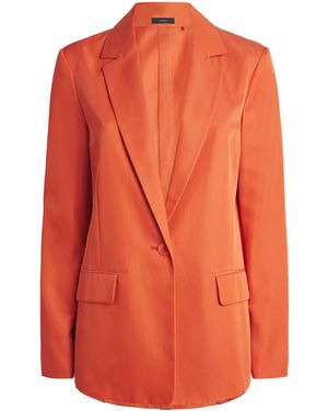 JOSEPH Silk-Cotton Mela Blazer - Orange