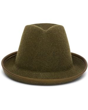 Weekend by Maxmara Wool Fedora Hat - Green