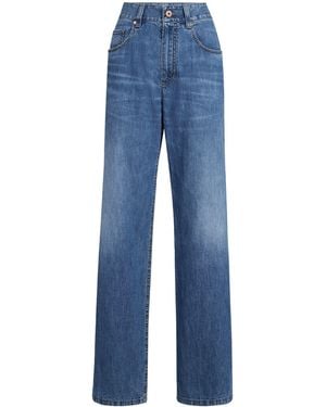 Brunello Cucinelli Contemporary Loose Jeans - Blue