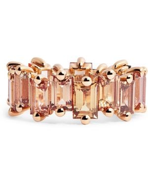 Suzanne Kalan And Sapphire One Of A Kind Eternity Ring - Pink