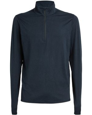 Vuori Ease Performance 2.0 Half-Zip Sweatshirt - Blue
