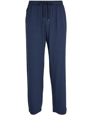 Derek Rose Micro Modal Lounge Trousers - Blue