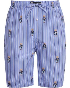Polo Ralph Lauren Polo Bear Pajama Shorts - Blue