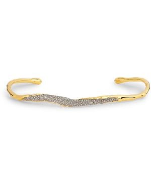 Alexis Plated Solanales Skinny Collar Necklace - Natural