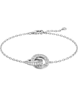 Cartier And Diamond Love Chain Bracelet - White