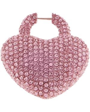 Balenciaga Xl Minnie Earrings - Pink