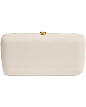 Jeffrey Levinson Mirrored Finley Clutch Bag - Natural