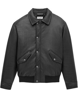 Saint Laurent Coats & Jackets - Gray