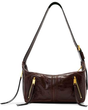 AllSaints Leather Jean Rey Shoulder Bag - Brown