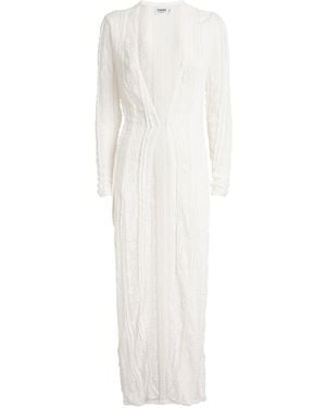 Charo Ruiz Lace Inar Cover-Up - White