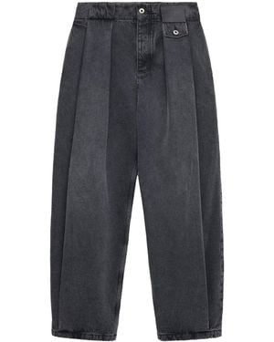Loewe Pleated Jeans - Gray