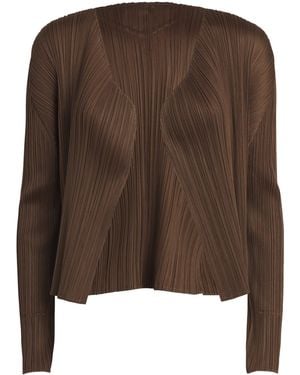 Pleats Please Issey Miyake New Colourful Basics Tank Top - Brown