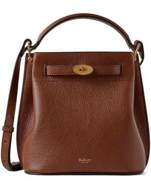 Mulberry Leather Islington Bucket Bag - Brown
