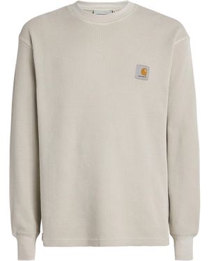 Carhartt Cotton Waffle-Knit Vista T-Shirt - Natural